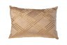 Подушка с вышивкой "Ромбы" коричневая 40*60см (TT-00006741)