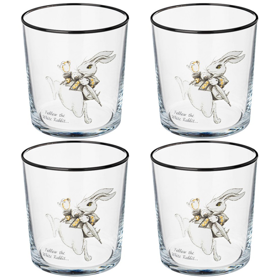 Набор стаканов "alice" из 4 штук 380мл Rakle (312-156)