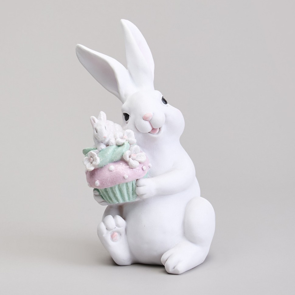 Фигурка декоративная "кролик" 9,2х9х18,5 см Lefard (41-537)