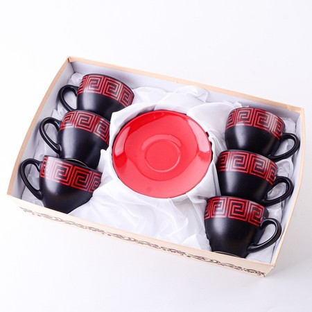 Чайный сервиз на 6 персон 250 мл 12 пр керамика LR (9-27581-1)