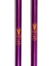 Палки для скандинавской ходьбы Longway, 78-135 см, 2-секционные, фиолетовые/жёлтые (174065)
