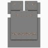 Кпб, king size, "passage" серый,сатин,хлопок 100%,п.240х260-1шт,пр.260х260-1шт,н.50х70-2шт/70х70-2шт Lefard (989-004-04)