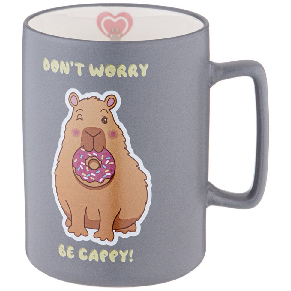 Кружка lefard "don't worry be cappy" 400мл Lefard (260-997)