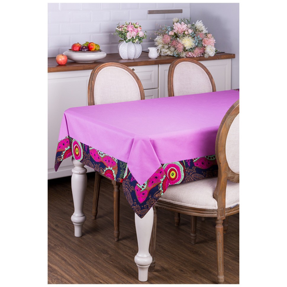 Скатерть "amadeus",140х180см, 100% хлопок,лиловый, Lefard (850-867-2)