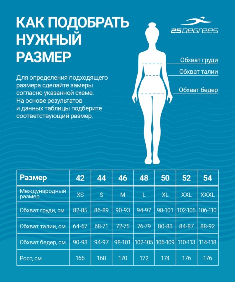 Купальник для плавания с длинным рукавом 25DEGREES Surf Black, полиамид (2134678)