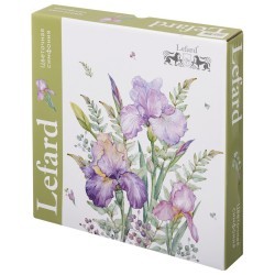 Набор тарелок обеденных lefard "irises" 2 шт. 25,5 см, разноцветный (590-497-11) 