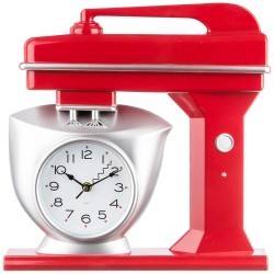 Часы настенные кварцевые "chef kitchen" 39 см цвет:красный Lefard (220-360)