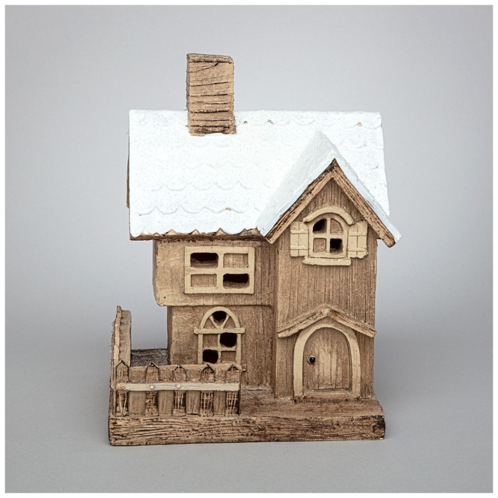 Фигурка "домик" с led-подсветкой 15*13*20 см Lefard (248-179)