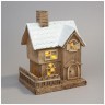 Фигурка "домик" с led-подсветкой 15*13*20 см Lefard (248-179)