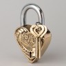 Замок декоративный с ключами 10*7см Lefard (733-184)