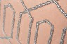 Подушка с бисером "Геометрия" розовая/серебро 45*45см (TT-00006753)
