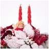Цветочная композиция  "рождественский ангел "ширина 25 см*высота 25 см- без упаковки Текстильный Мир (23-1814)