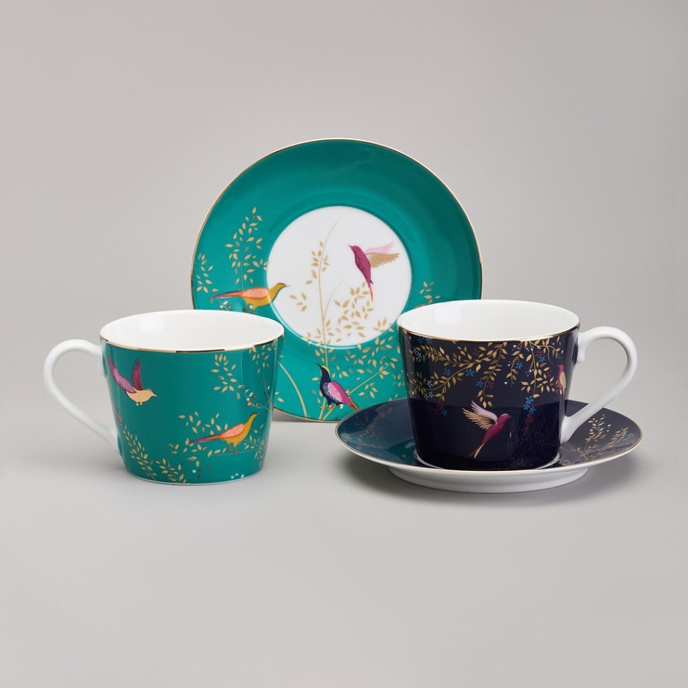 Чайный набор lefard "golden birds" на 2 пер. 4 пр. 220 мл Lefard (419-131)