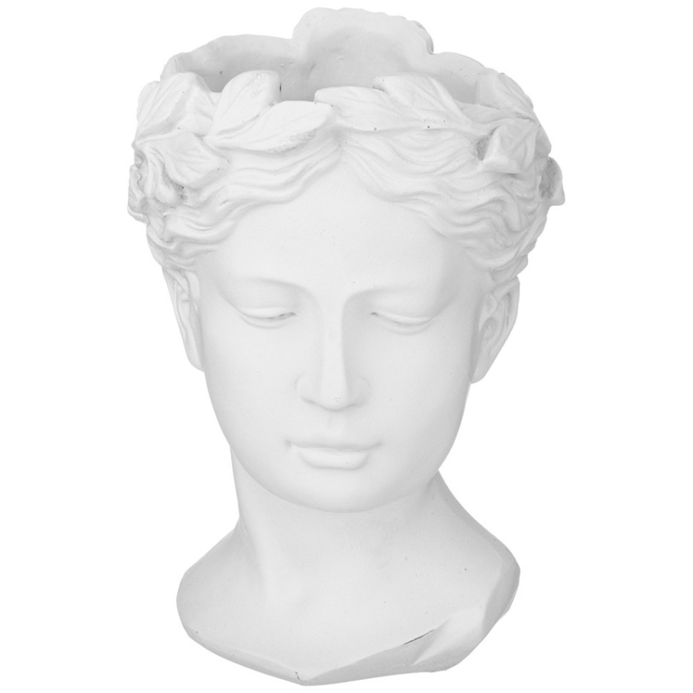 Ваза декоративная "голова венеры" 15,5*22 см цвет: белый Lefard (169-346)