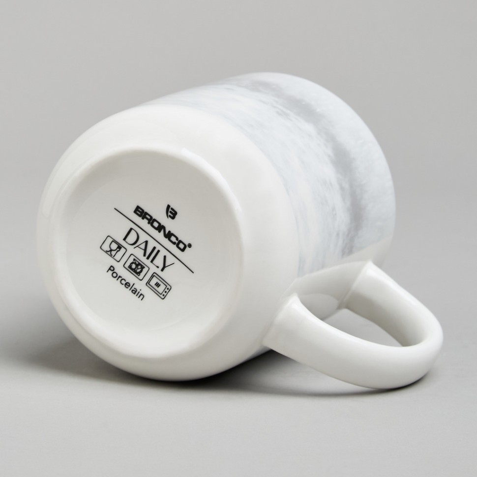 Набор кружек bronco "daily" 4 шт. 350 мл серый Bronco (576-1009)