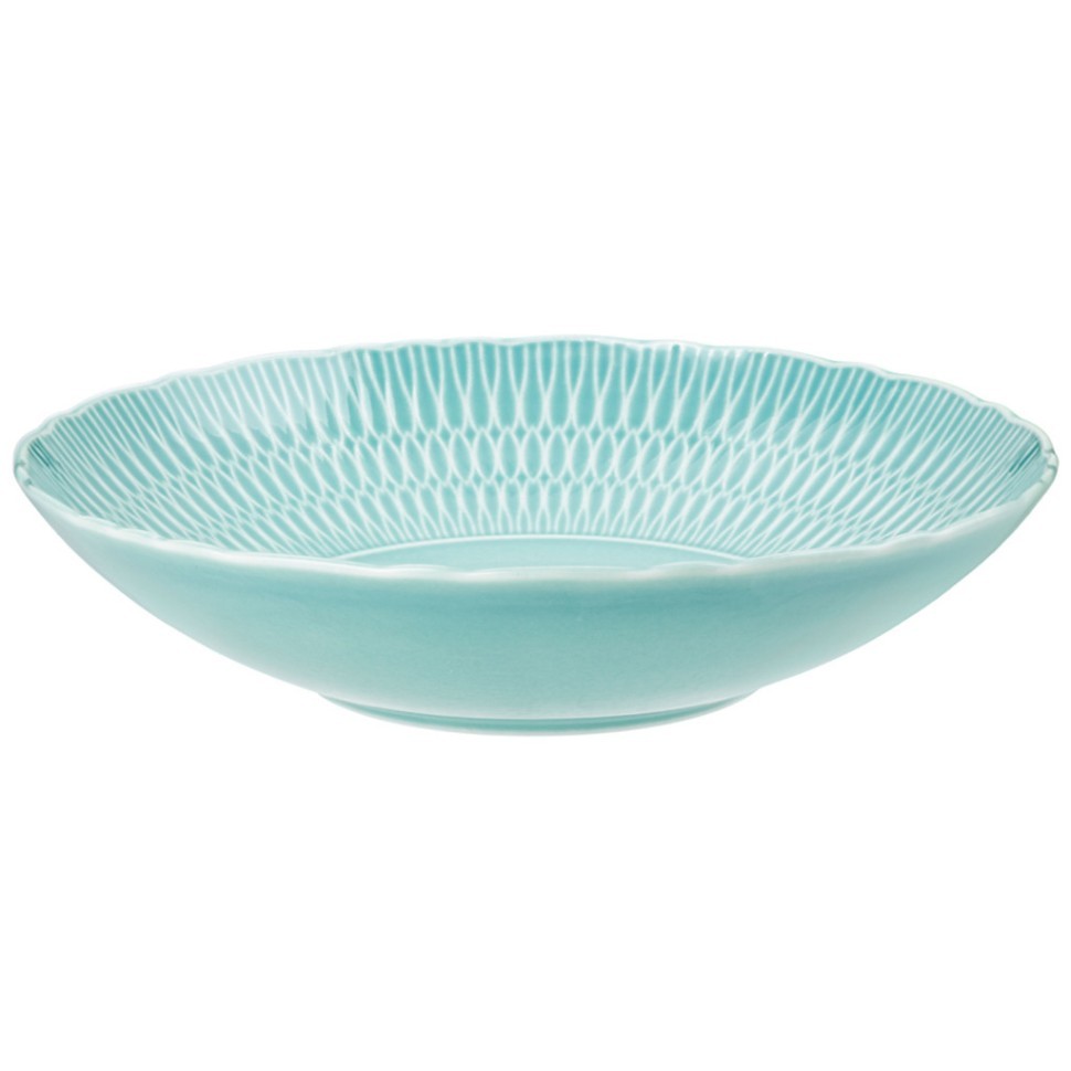 Тарелка суповая "софия голубая" 22 см мал.уп.=6шт без упак. Cmielow (676-125)