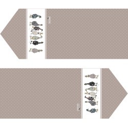 Дорожка на стол "family farm", 45х215см, капучино, кайма 100% хлопок,твил Lefard (850-749-34) Дорожка на стол "family farm", 45х215см, капучино, кайма 100% хлопок,твил Lefard (850-749-34)