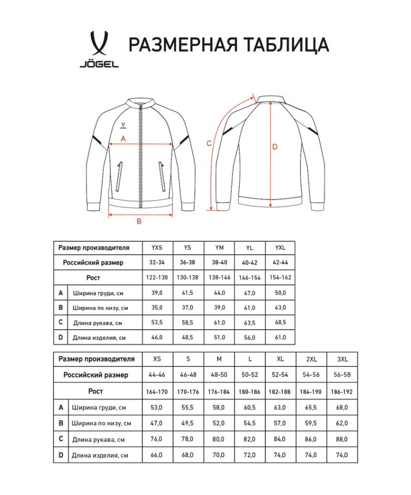 Олимпийка JOGEL CAMP 2 Track Jacket, синий, детский (1583873)