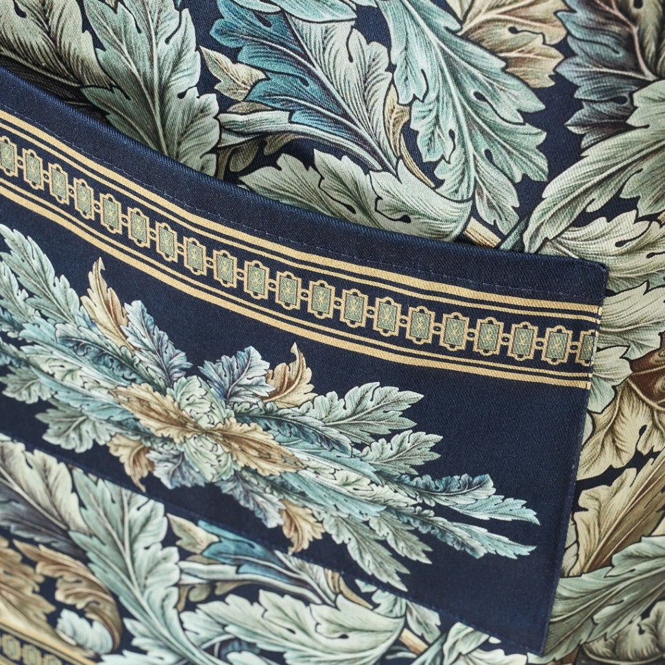 Фартук "листья морриса" gold stripe",70х80 см 100% хлопок,твил, Lefard (850-752-71)