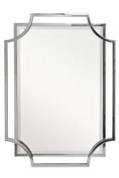 Зеркало в стальной раме цвет хром 78*108см (TT-00006816)