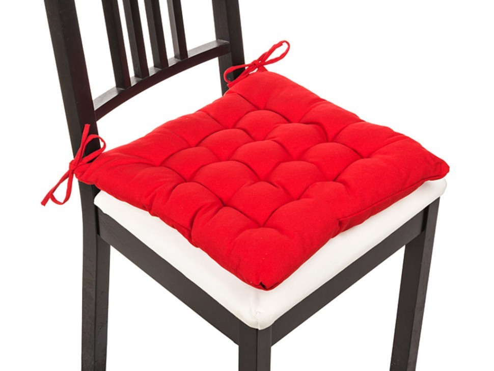 Сидушка купить москва. Сиденье для стула. Сидушка на стул. Красная подушка на стул. Подушки на стулья для кухни.