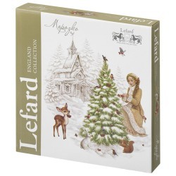 Тарелка закусочная lefard "морозко" 20,5 см (85-2036-11) Тарелка закусочная lefard "морозко" 20,5 см (85-2036-11)