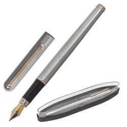 Ручка подарочная перьевая Brauberg Larghetto линия 0,5 мм синяя 143475 (86931)