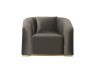 Кресло Geneve велюр т.серый 98*95*76см - TT-00007925