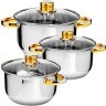 Mayer&Boch Наб/посуды 6пр с/кр 2+2,9+4,9л зол/р (25754)