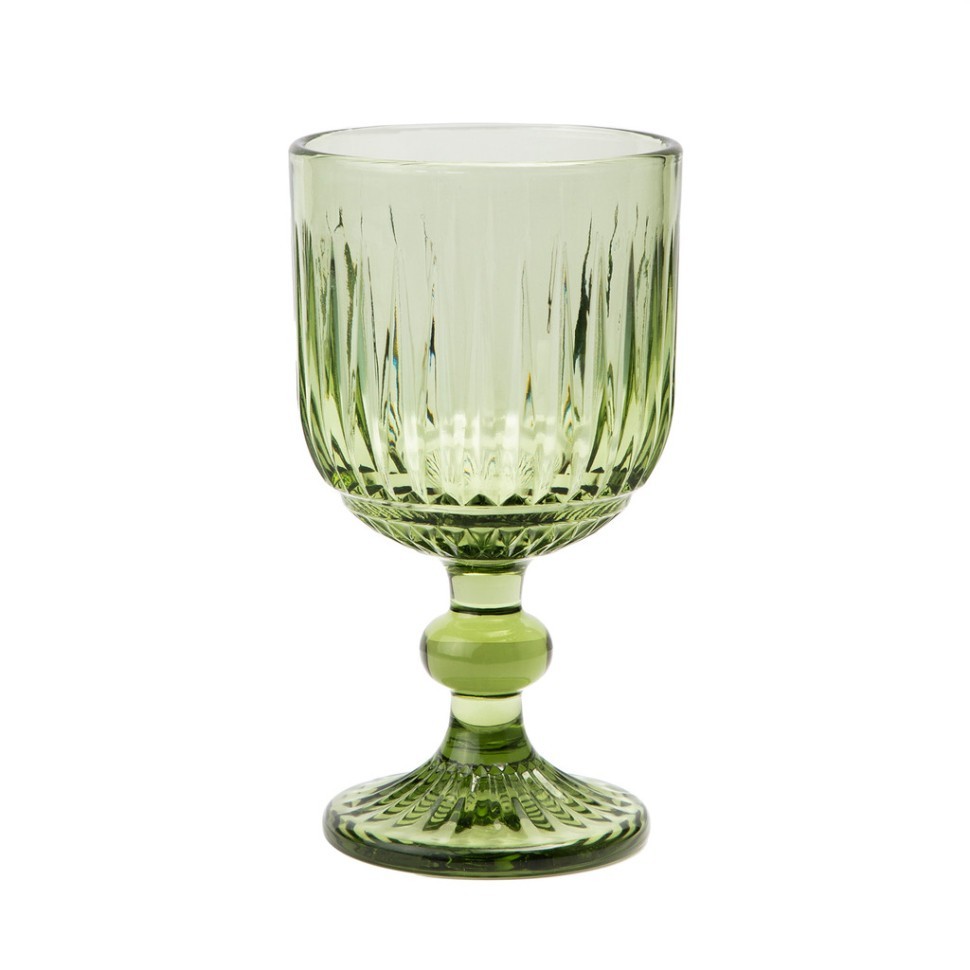 Бокал для вина"lines" green 260мл мал.уп.=6шт Lefard (781-336)