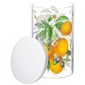 Емкость для сыпучих agness "прованс лимоны" , 1200 мл боросиликатное стекло 10*18 см Agness (887-145)