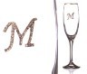 Бокал для шампанского "м" с золотой каймой 170 мл. (802-510033) 