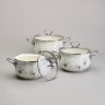 Набор кастрюль эмалированный, серия "dandelion" 6пр. 2,0/2,8/3,8л диа.18/20/22см Agness (943-105)