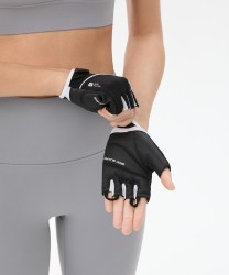 Перчатки для фитнеса STARFIT WG-202, черный/белый (2119236) Перчатки для фитнеса STARFIT WG-202, черный/белый (2119236)