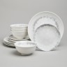 Набор обеденный bronco "daily" на 4 персоны 12 предметов серый Bronco (576-1008)