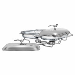 Мармит двойной lefard серия "охота" со стеклянными формами для запекания, 1,6л/1,6л Lefard (920-103)