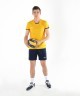 Футболка волейбольная JVT-1030-049 желтый/темно-синий, детский (436090)