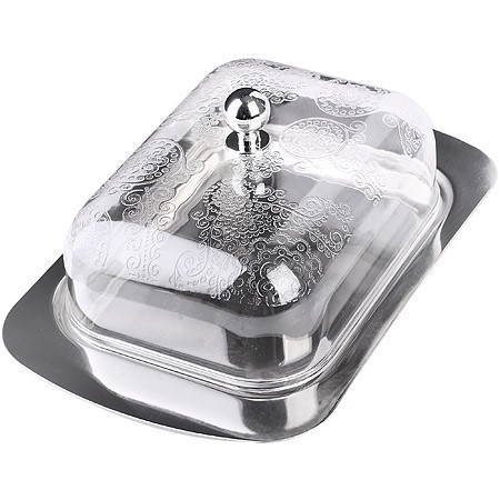 Масленка 2 пр нерж/ст пластик Mayer&Boch (х24). (40499)