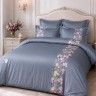 Кпб 1,5 спальный "irises" серый, сатин, хлопок 100%, под.150х210-1шт,пр.180х220-1шт,нав.50х70-2шт Lefard (989-003-14)