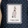 Фартук "family farm" 60х70 см, 100% хлопок, синий, твил, пропитка Lefard (850-742-71)