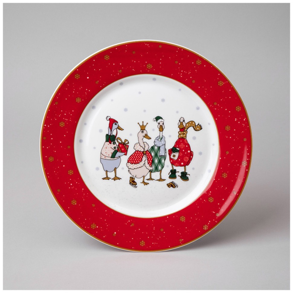 Тарелка обеденная lefard "family christmas" 25 см Lefard (425-204)