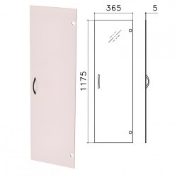 Дверь Стекло тонированное средняя Фея Монолит 365х1175х5 мм без фурнитуры ДМ43 640017 (1) (91839)