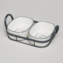 Набор форм на метал.подставке lefard "family farm" 2 шт. 28,5*16*8,5 cm Lefard (263-1373)