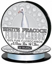 Леска Balsax White Peacock Fluorocarbon 30м 0,18 (54606)