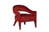 Кресло темно-красный бархат 75х78х80 - TT-00000938