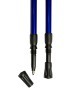 Палки для скандинавской ходьбы Rainbow, 83-135 см, 2-секционные, тёмно-синие/синие (174140)