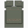 Кпб, king size "passage"зеленый,сатин,хлопок 100%,п.240х260-1шт,пр.260х260-1шт,н.50х70-2шт/70х70-2шт Lefard (989-004-01)