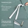 Кпб, king size "passage"зеленый,сатин,хлопок 100%,п.240х260-1шт,пр.260х260-1шт,н.50х70-2шт/70х70-2шт Lefard (989-004-01)
