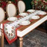 Дорожка на стол "щелкунчик", 45х300см, красный, круговой 100% хлопок,твил Lefard (850-762-36)