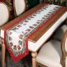 Дорожка на стол "щелкунчик", 45х300см, красный, круговой 100% хлопок,твил Lefard (850-762-36)